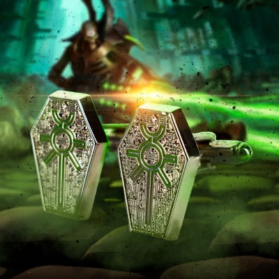 Warhammer 40,000 boutons de manchette Necrons