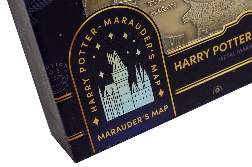 Harry Potter réplique Marauder's Map Metal Map 15 cm