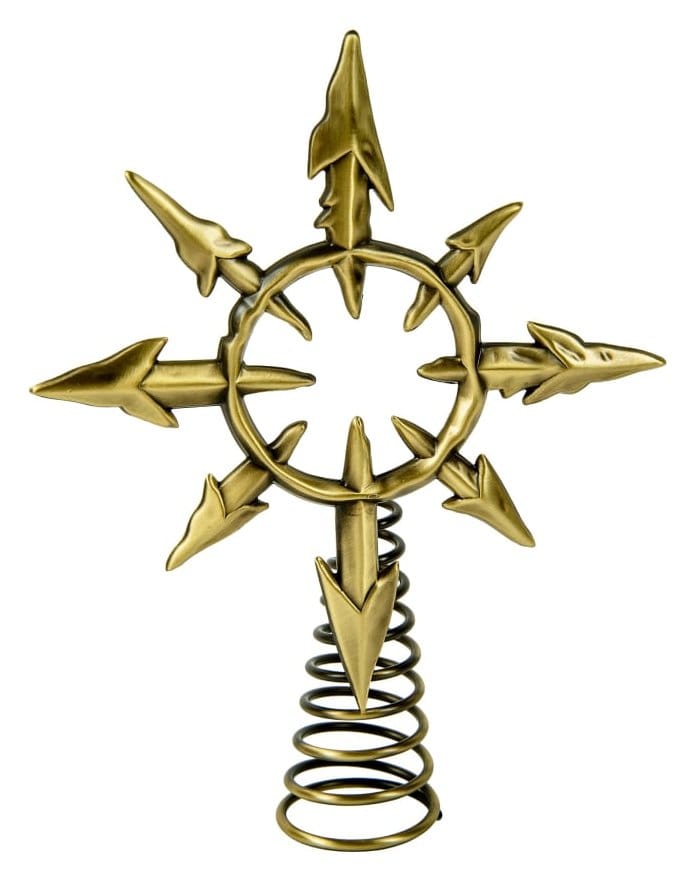 Warhammer 40,000 cimier de sapin Chaos Star 22 cm