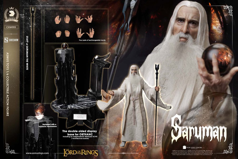Le Seigneur des Anneaux figurine 1/6 Saruman 31 cm