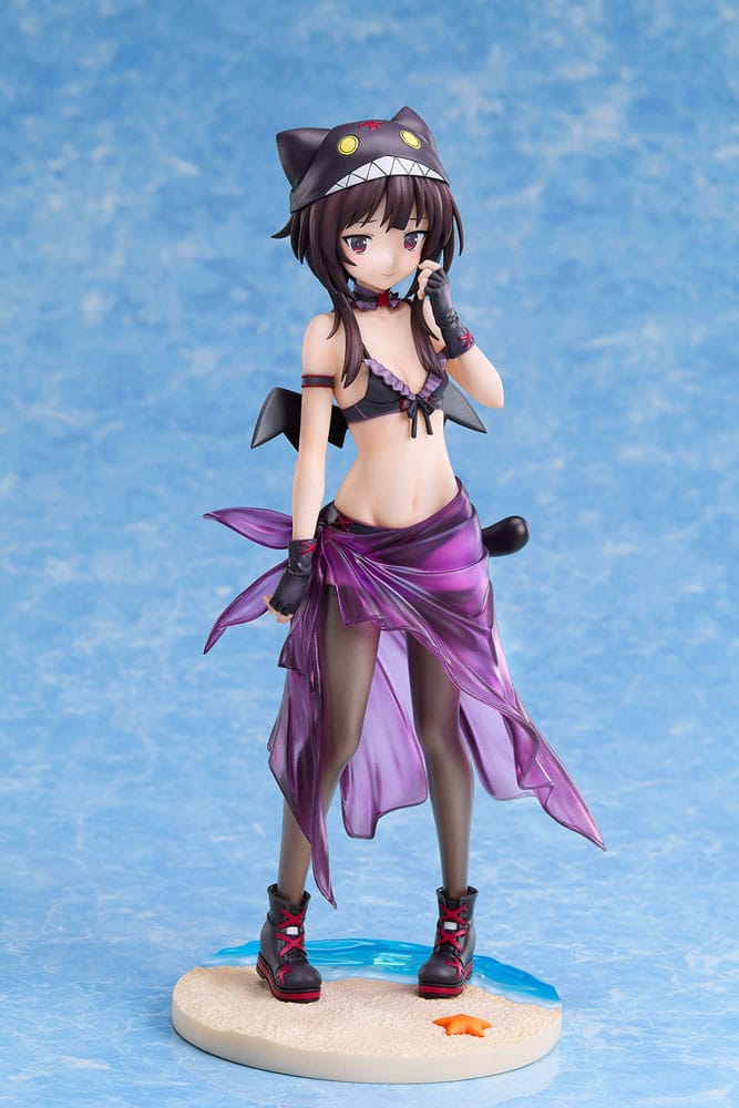 KonoSuba: An Explosion on This Wonderful World! statuette 1/7 Megumin Chomusuke Swimsuit Ver. 22 cm