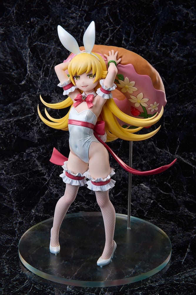 Monogatari Series statuette PVC 1/4 Shinobu Oshino White Bunny Ver. 35 cm