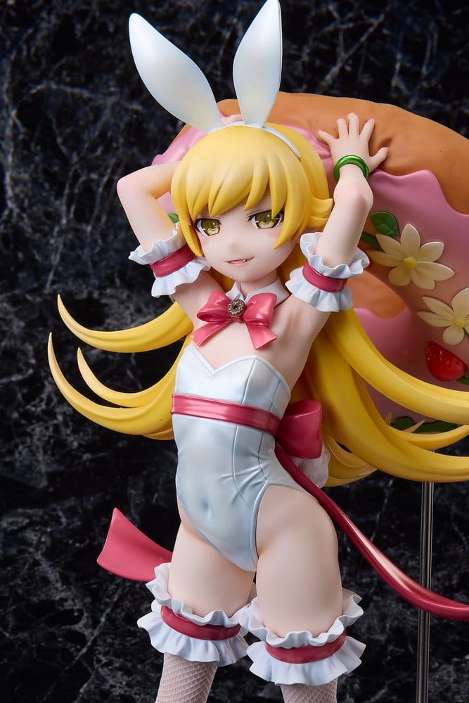 Monogatari Series statuette PVC 1/4 Shinobu Oshino White Bunny Ver. 35 cm