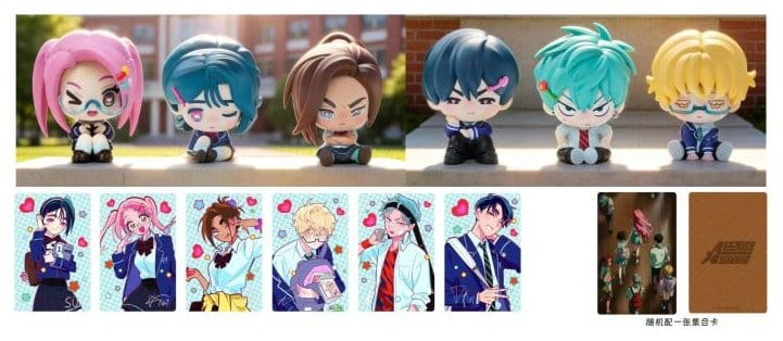 Alien Stage présentoir boîte-mystère PVC Figure Anakt Garden Series Blind Box 7 cm Display (6)