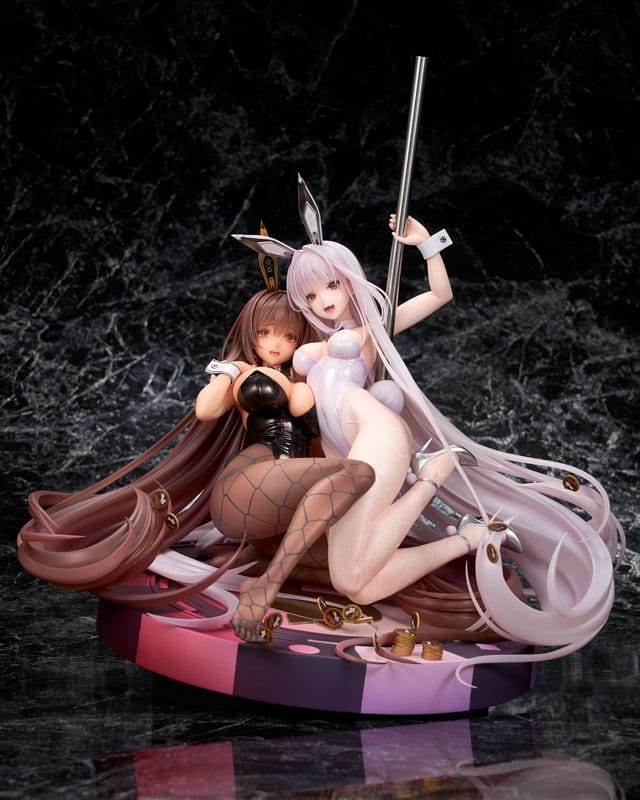 Goddess of Victory: Nikke statuette 1/7 Noir & Blanc Bunny X 777 Ver. 28 cm