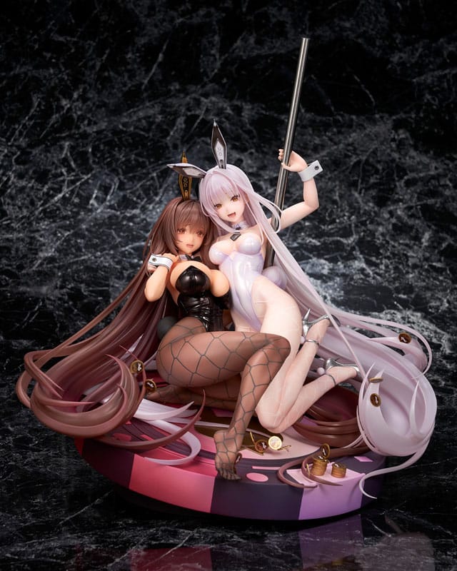 Goddess of Victory: Nikke statuette 1/7 Noir & Blanc Bunny X 777 Ver. 28 cm