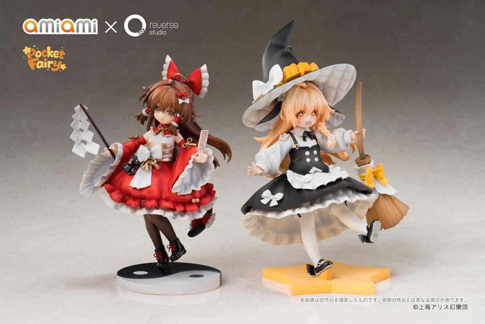 Touhou Project pack de 2 figurines PVC Reverse Palm Spirit Reimu Hakurei & Marisa Kirisame