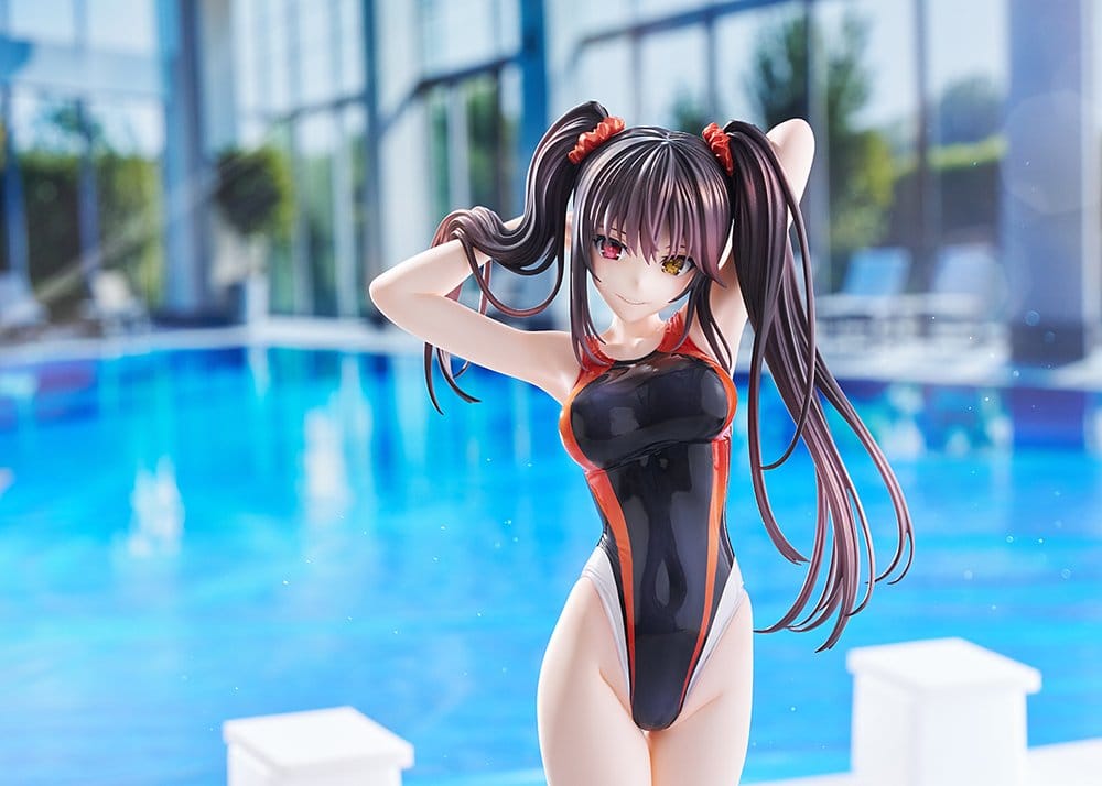 Date A Live Swimsuit Silhouette figurine PVC 1/7 Kurumi Tokisaki Swimwear Ver. 24 cm