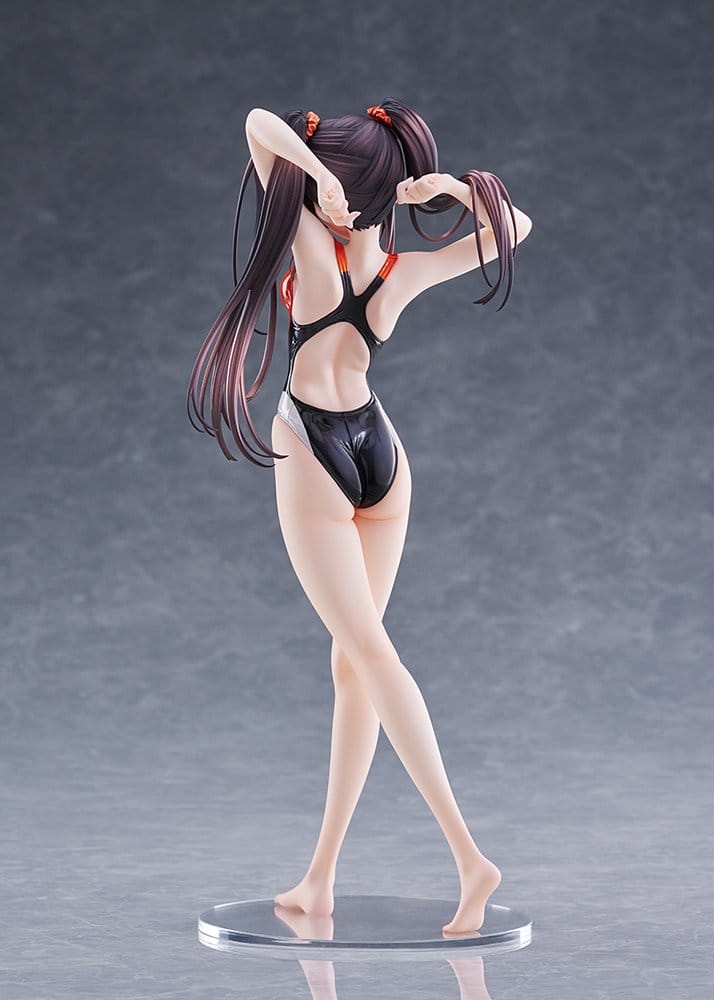 Date A Live Swimsuit Silhouette figurine PVC 1/7 Kurumi Tokisaki Swimwear Ver. 24 cm