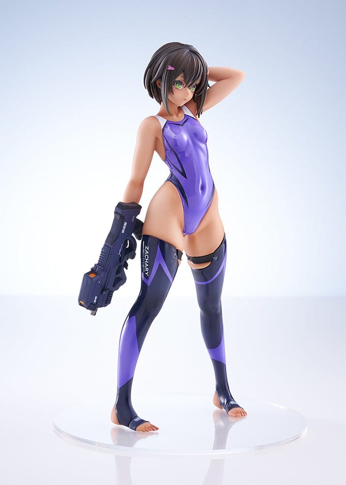Arms Note figurine PVC 1/7 Buchou-chan of the Swimming Club Purple Swimsuit Ver. 22 cm