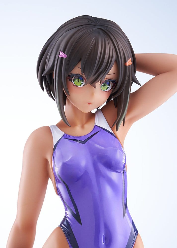 Arms Note figurine PVC 1/7 Buchou-chan of the Swimming Club Purple Swimsuit Ver. 22 cm
