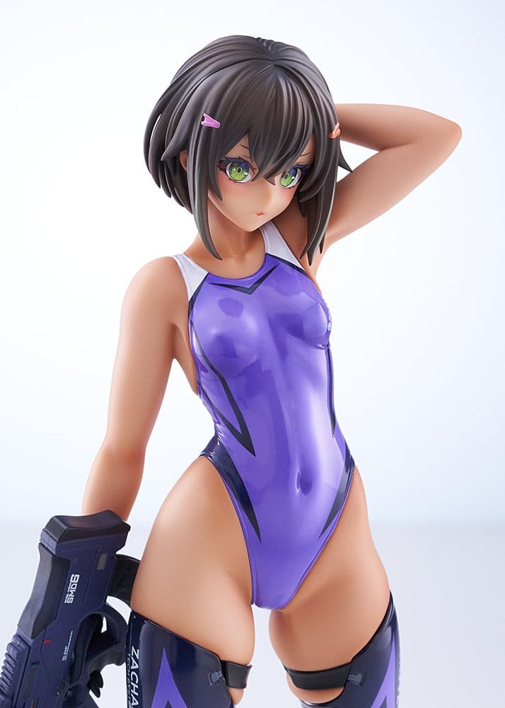 Arms Note figurine PVC 1/7 Buchou-chan of the Swimming Club Purple Swimsuit Ver. 22 cm