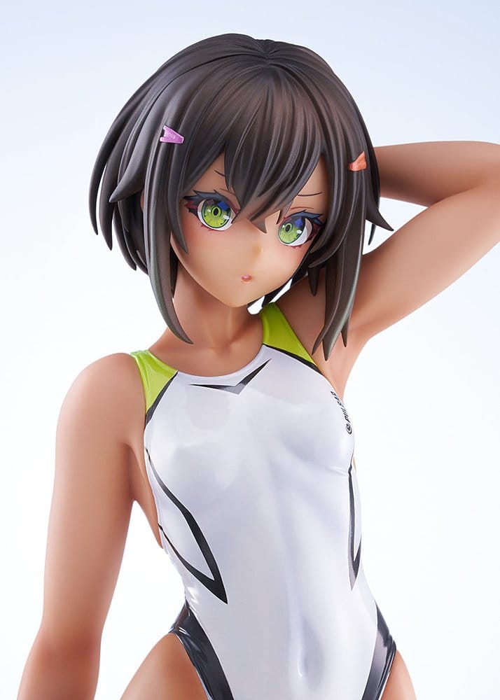 Arms Note figurine PVC 1/7 Buchou-chan of the Swimming Club White Swimsuit Ver. 22 cm