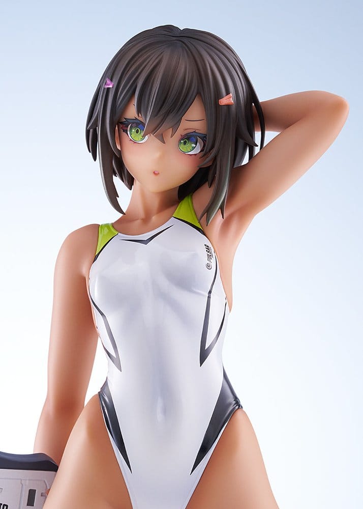 Arms Note figurine PVC 1/7 Buchou-chan of the Swimming Club White Swimsuit Ver. 22 cm