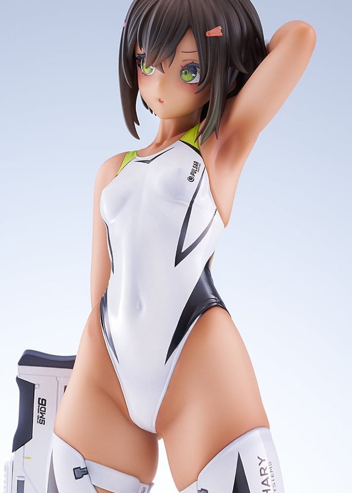 Arms Note figurine PVC 1/7 Buchou-chan of the Swimming Club White Swimsuit Ver. 22 cm