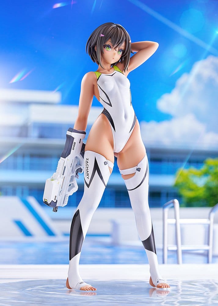 Arms Note figurine PVC 1/7 Buchou-chan of the Swimming Club White Swimsuit Ver. 22 cm