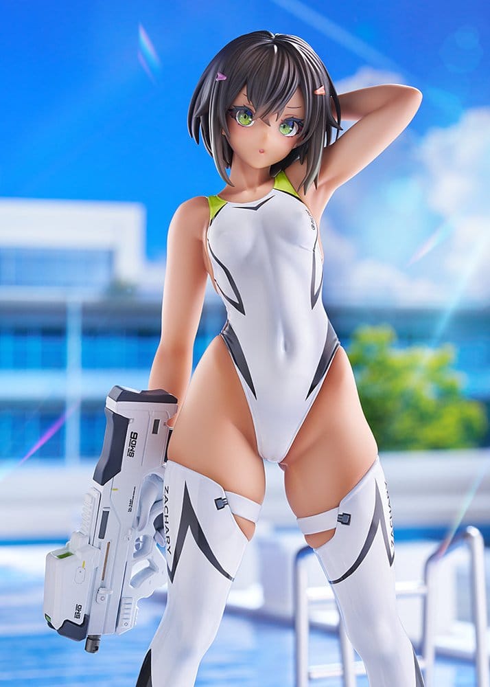 Arms Note figurine PVC 1/7 Buchou-chan of the Swimming Club White Swimsuit Ver. 22 cm