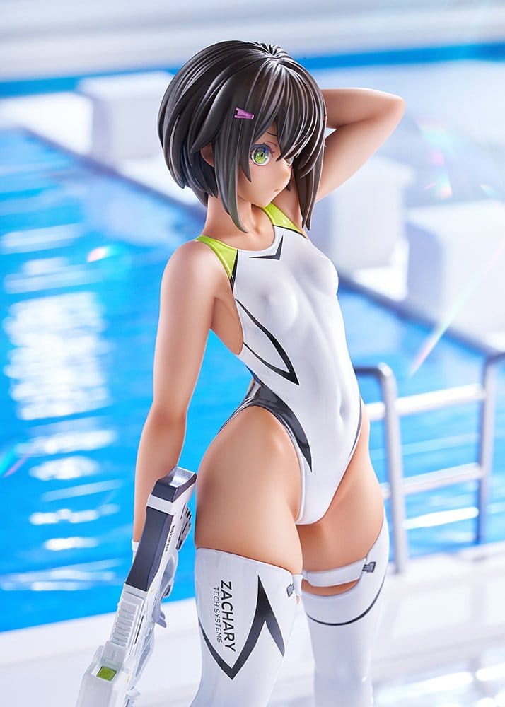 Arms Note figurine PVC 1/7 Buchou-chan of the Swimming Club White Swimsuit Ver. 22 cm