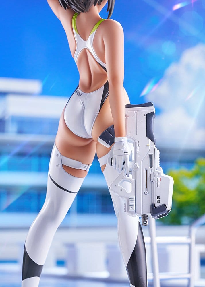 Arms Note figurine PVC 1/7 Buchou-chan of the Swimming Club White Swimsuit Ver. 22 cm
