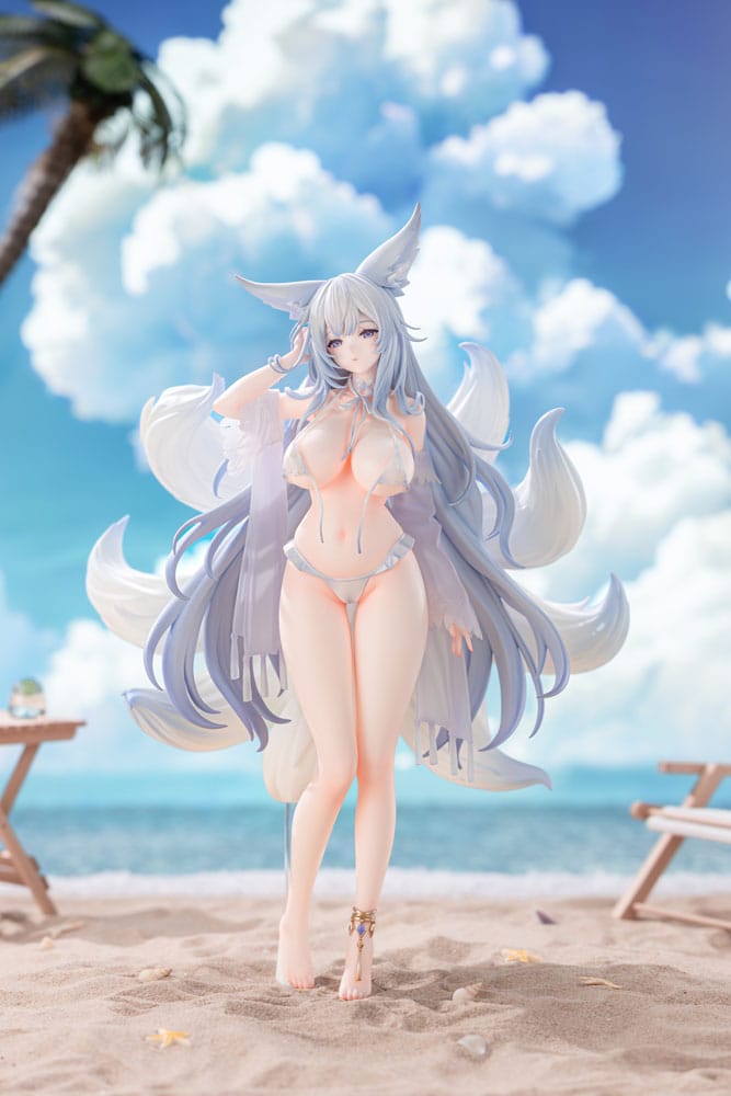 Azur Lane statuette PVC amiami x AniGame 1/6 Shinano Dreamy White Sands Ver. 30 cm