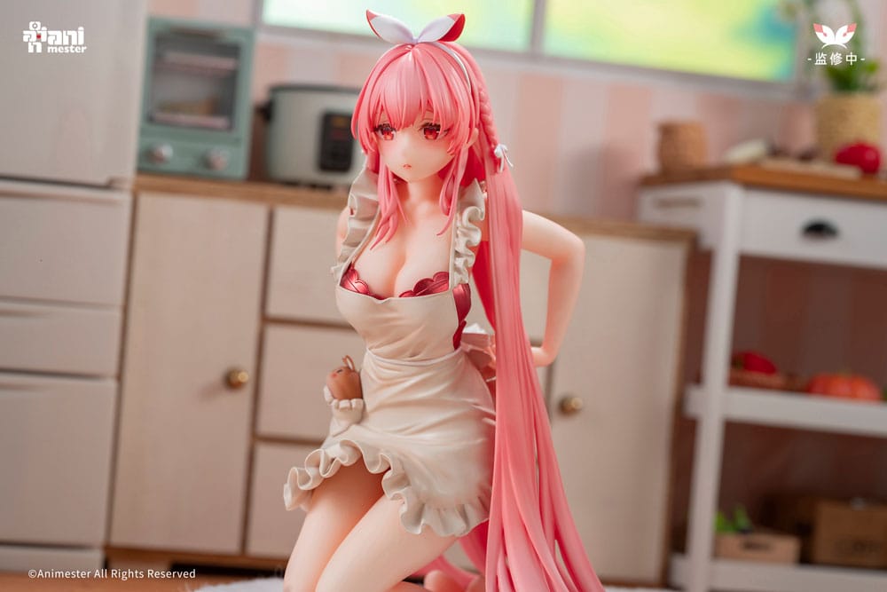 Original Character statuette 1/7 White Rabbit Rosu 16 cm