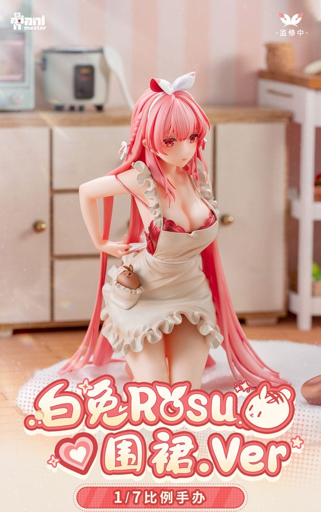 Original Character statuette 1/7 White Rabbit Rosu 16 cm