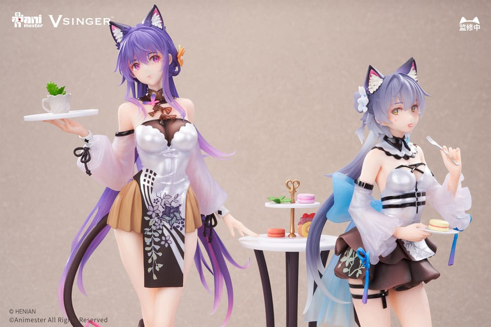 VSinger Luo Tianyi & Mo Qingxian pack 2 statuetten 1/7 Luo Tianyi & Mo Qingxian Tea Time Melody Ver.