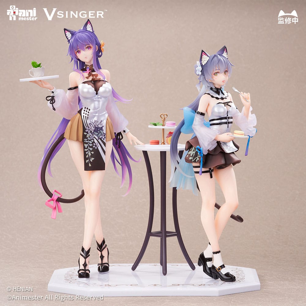 VSinger Luo Tianyi & Mo Qingxian pack 2 statuetten 1/7 Luo Tianyi & Mo Qingxian Tea Time Melody Ver.