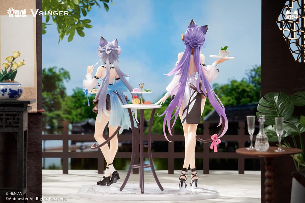 VSinger Luo Tianyi & Mo Qingxian pack 2 statuetten 1/7 Luo Tianyi & Mo Qingxian Tea Time Melody Ver.