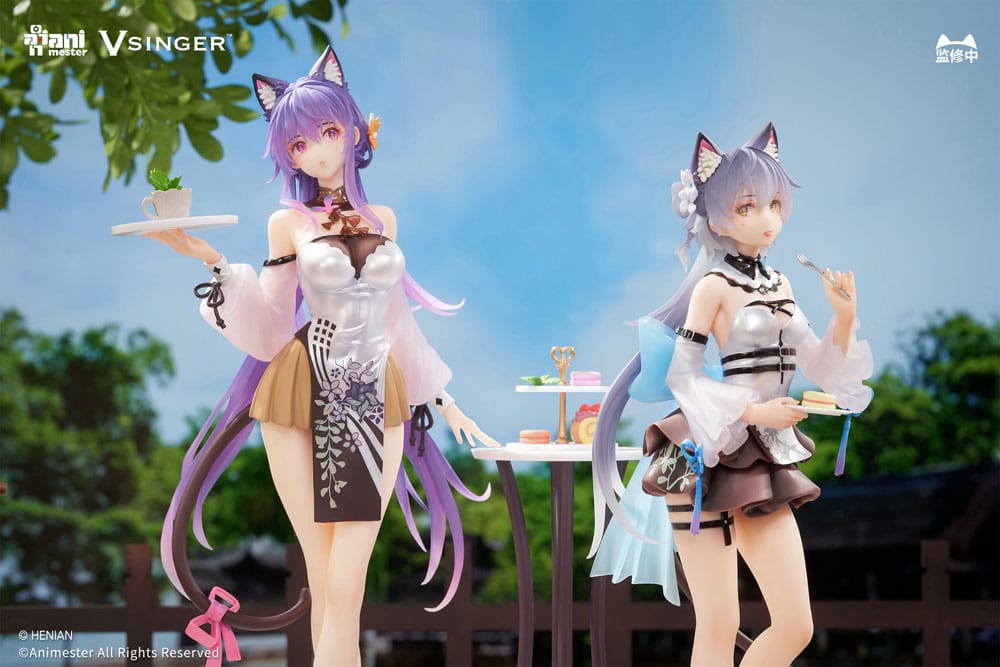 VSinger Luo Tianyi & Mo Qingxian pack 2 statuetten 1/7 Luo Tianyi & Mo Qingxian Tea Time Melody Ver.