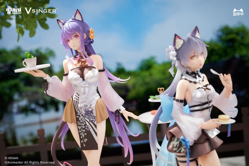 VSinger Luo Tianyi & Mo Qingxian pack 2 statuetten 1/7 Luo Tianyi & Mo Qingxian Tea Time Melody Ver.