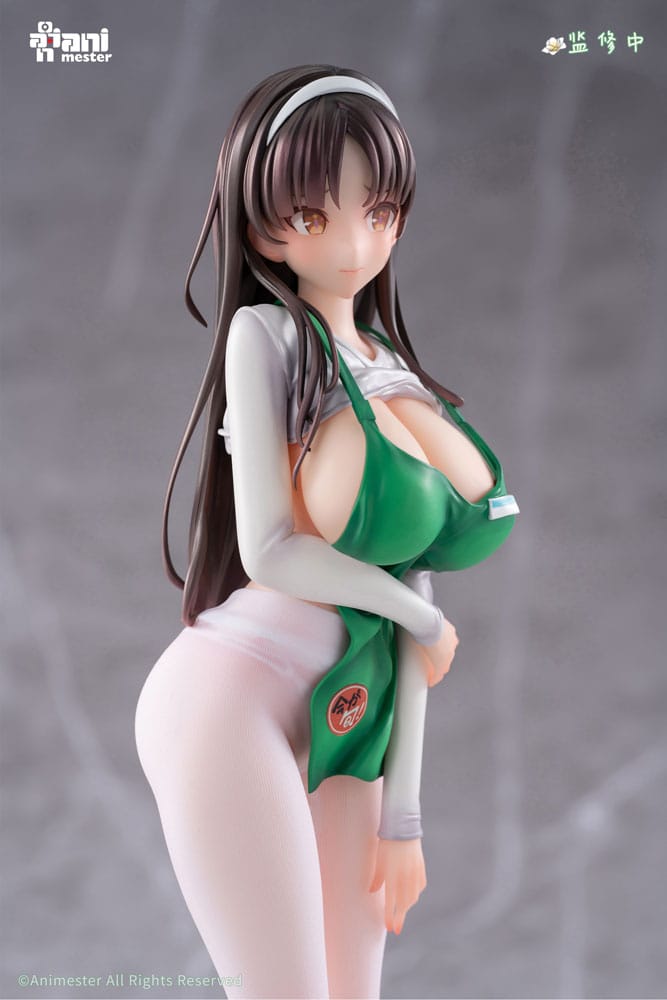 Original Character statuette 1/6 First Business! Mari Hanamiya the Gentle Shop Assistant illustration by POPQN 28 cm