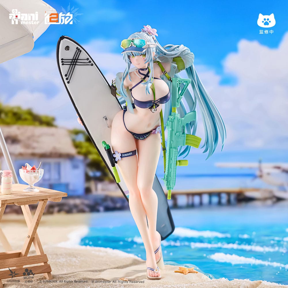 Girls' Frontline 2: Exilium statuette 1/7 HK416 Cerulean Breaker 24 cm