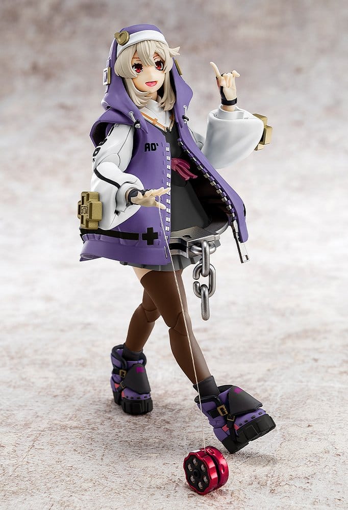 Guilty Gear Strive figurine Plastic Model Kit Bridget Articulated Purple Color Ver. 14 cm