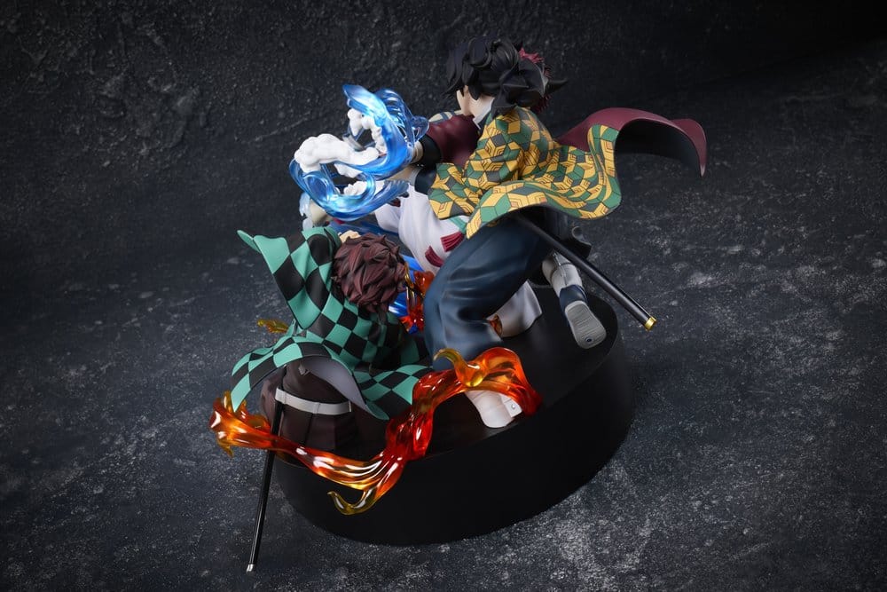 Demon Slayer: Kimetsu no Yaiba figurine PVC Tanjiro Kamado & Giyu Tomioka & Akaza 13 cm