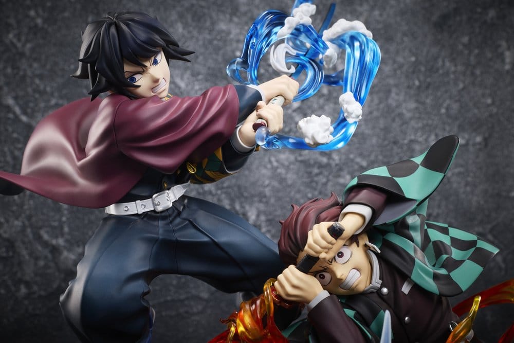 Demon Slayer: Kimetsu no Yaiba figurine PVC Tanjiro Kamado & Giyu Tomioka & Akaza 13 cm