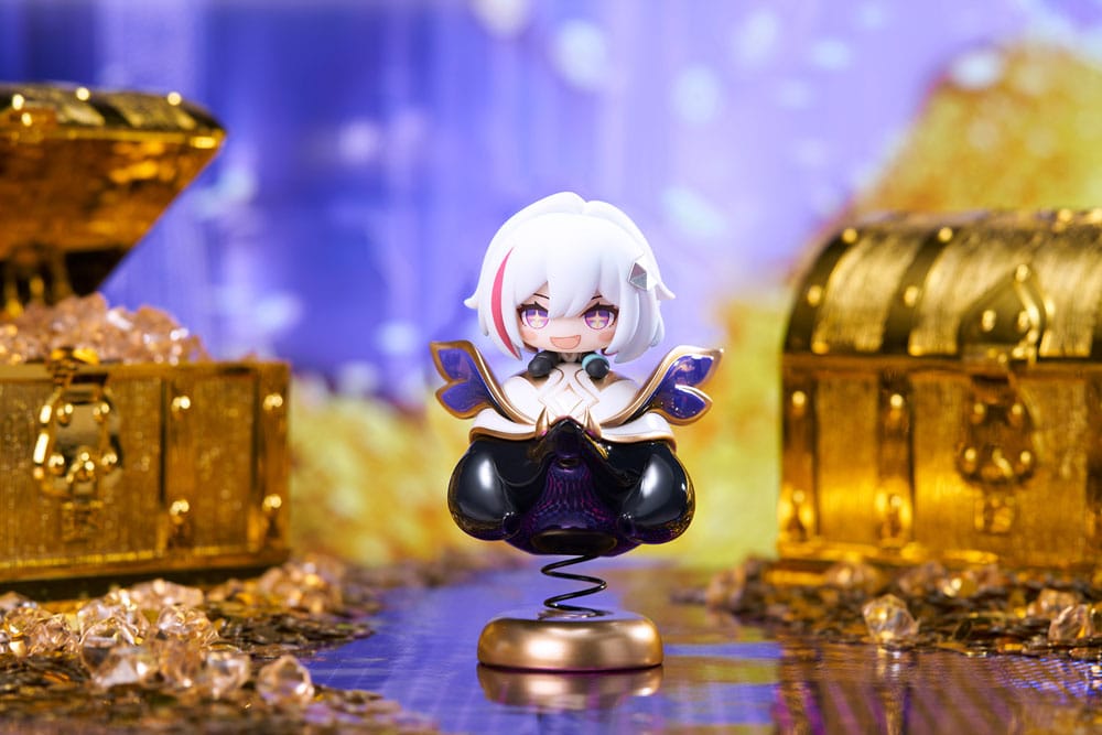 Honkai: Star Rail statuette PVC Hu Tao Chibi Topaz & Numby Chibi Chara Yurayura Stand 10 cm