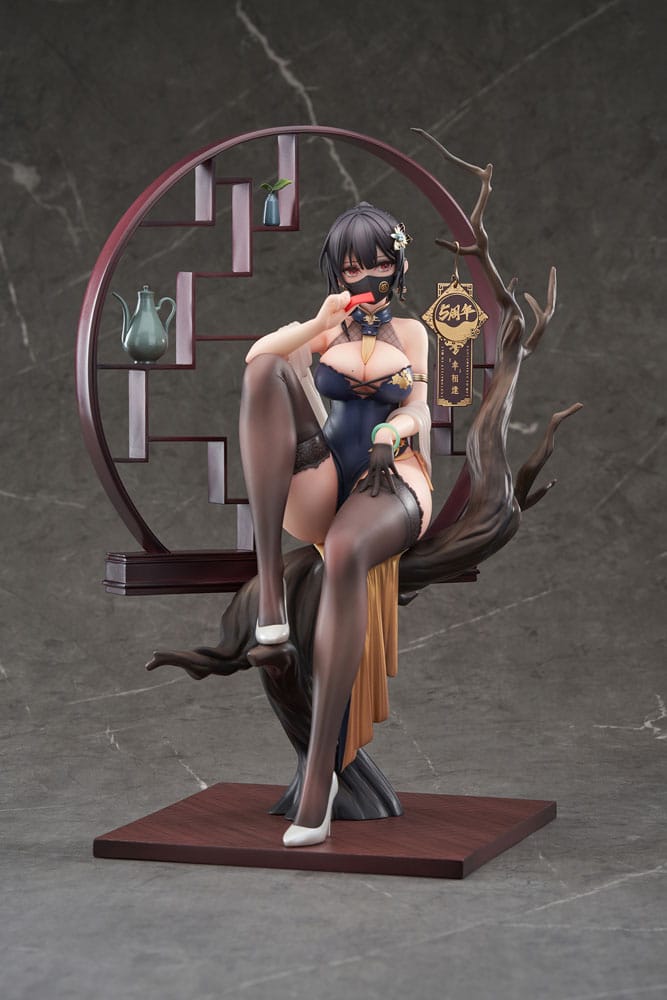Original Character statuette PVC 1/7 Xiami China Dress Genboku Ver. 26 cm