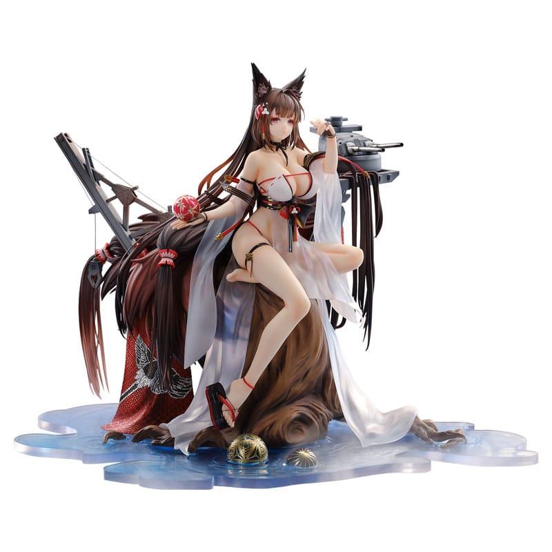 Azur Lane statuette PVC 1/7 Amagi Wending Waters Serene Lotus Ver. Acrylic Special Edition w/Display 25 cm