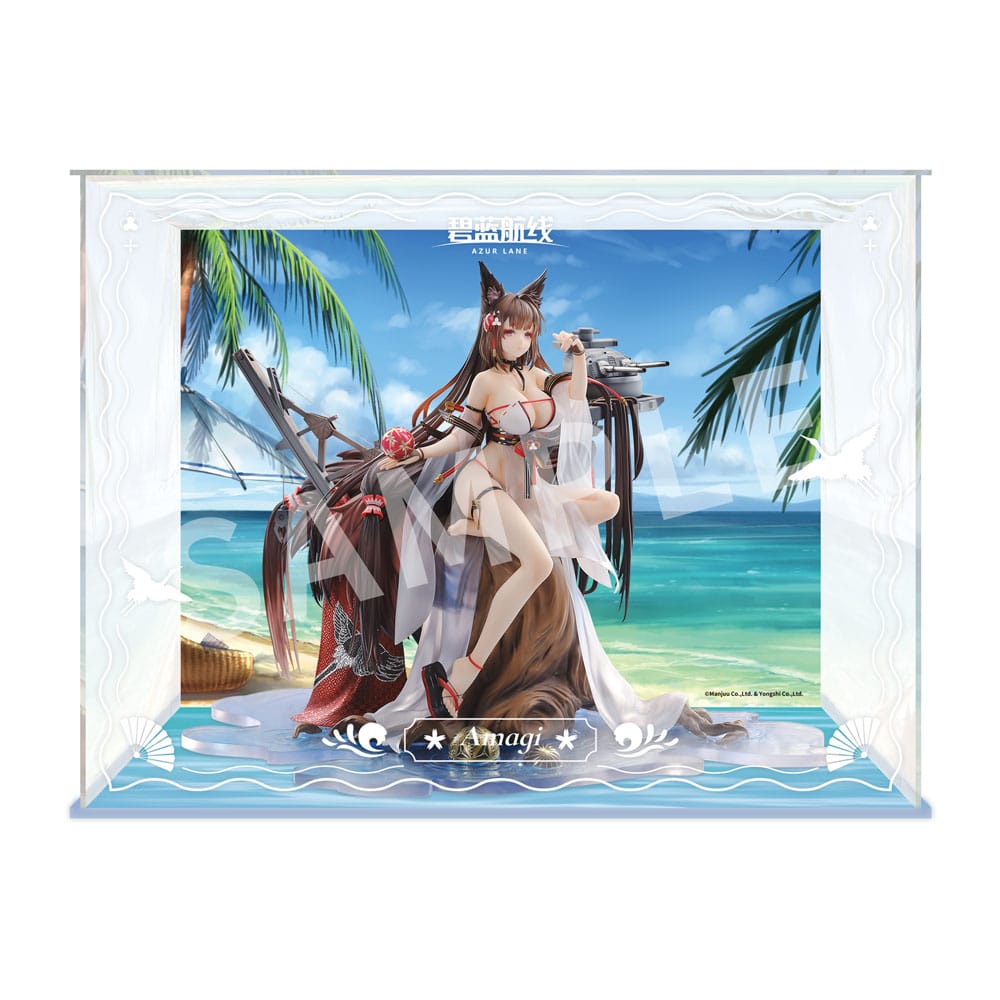 Azur Lane statuette PVC 1/7 Amagi Wending Waters Serene Lotus Ver. Acrylic Special Edition w/Display 25 cm