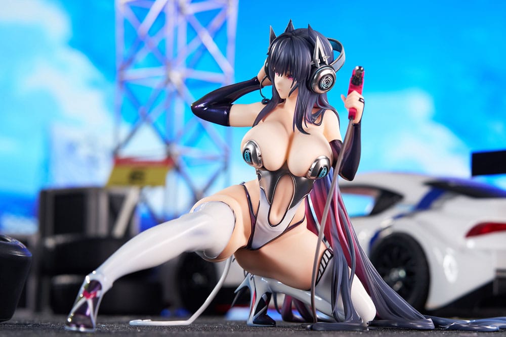 Azur Lane statuette PVC 1/7 Strasbourg Faerie of the Race Circuit Ver. 16 cm