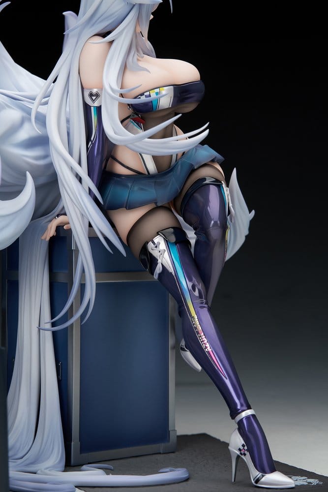 Azur Lane figurine PVC 1/7 Shinano Moonlit Chrome Ver. Acrylic Special Edition w/Display 25 cm
