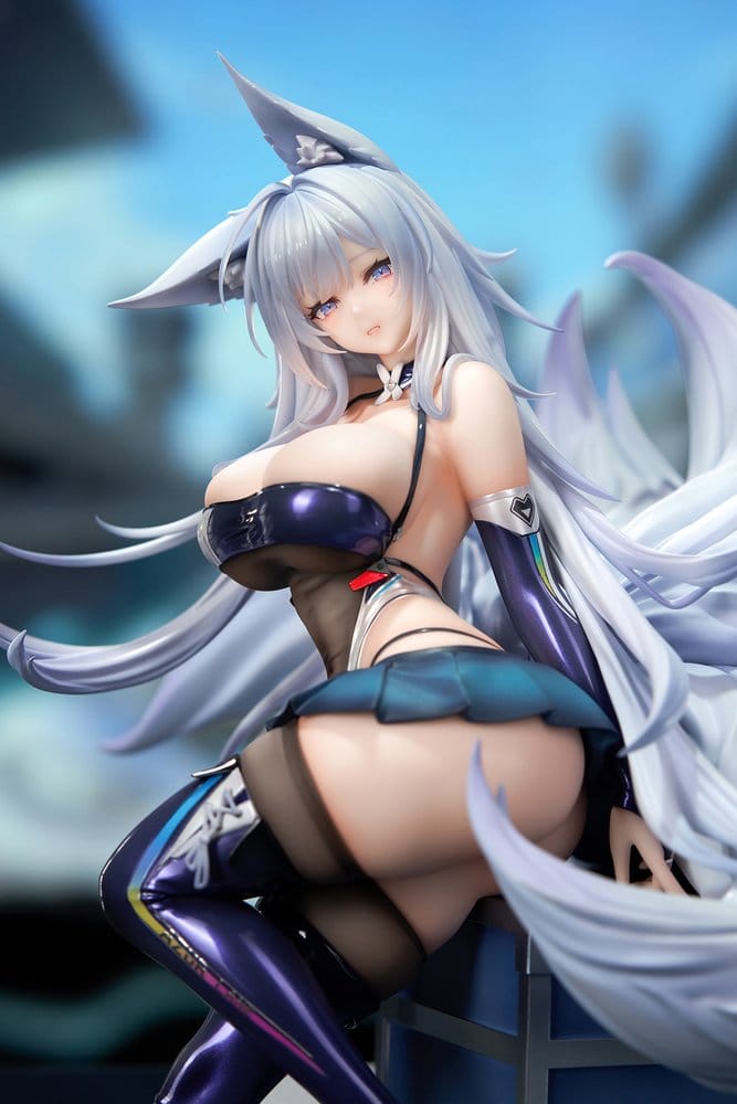 Azur Lane figurine PVC 1/7 Shinano Moonlit Chrome Ver. Acrylic Special Edition w/Display 25 cm