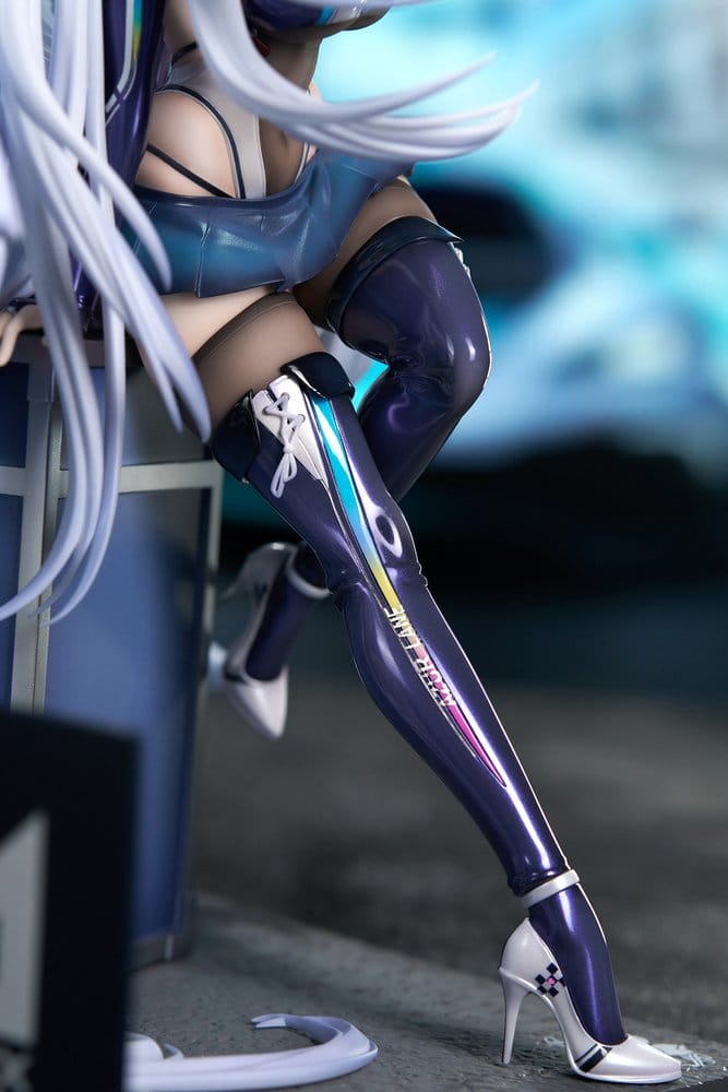 Azur Lane figurine PVC 1/7 Shinano Moonlit Chrome Ver. Acrylic Special Edition w/Display 25 cm