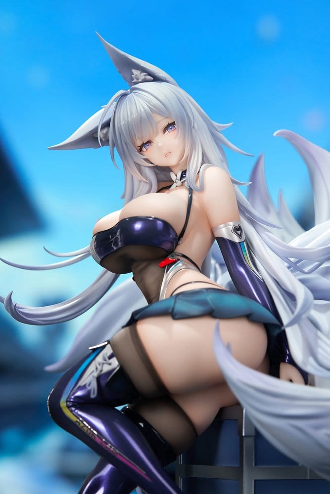 Azur Lane figurine PVC 1/7 Shinano Moonlit Chrome Ver. Acrylic Special Edition w/Display 25 cm