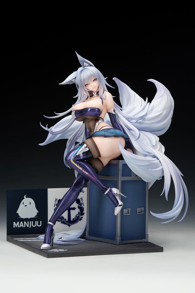Azur Lane figurine PVC 1/7 Shinano Moonlit Chrome Ver. Acrylic Special Edition w/Display 25 cm