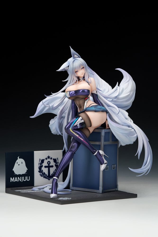 Azur Lane figurine PVC 1/7 Shinano Moonlit Chrome Ver. Acrylic Special Edition w/Display 25 cm