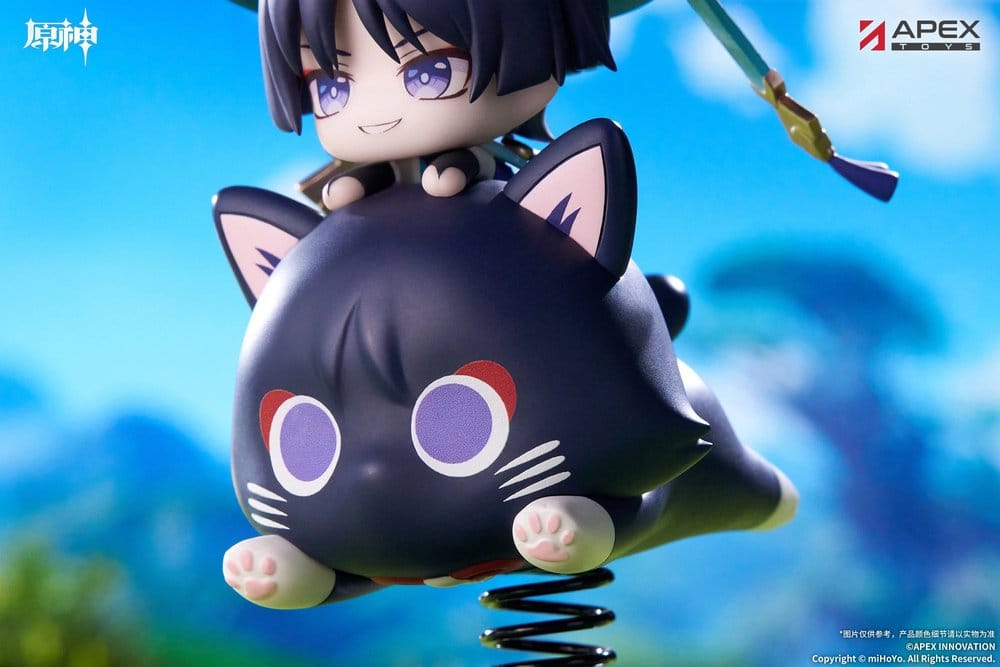 Genshin Impact figurine PVC Chibi Chara Yurayura Stand Wanderer 11 cm