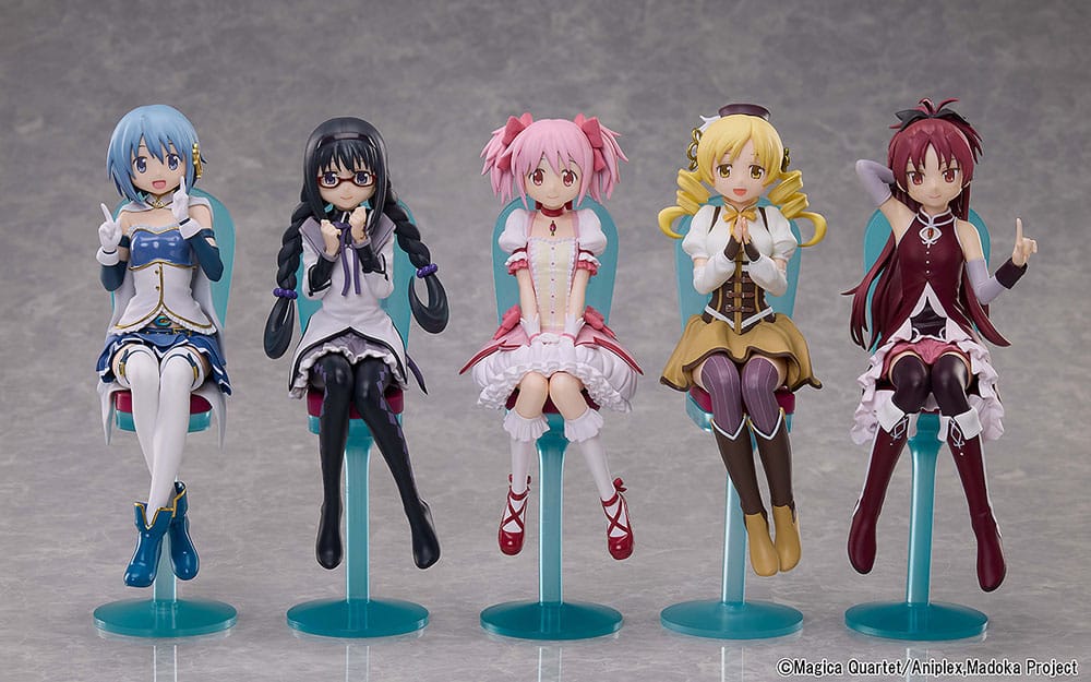 Puella Magi Madoka Magica The Movie: Rebellion statuette PVC Tea Party Cake Song Ver. Set 18 cm