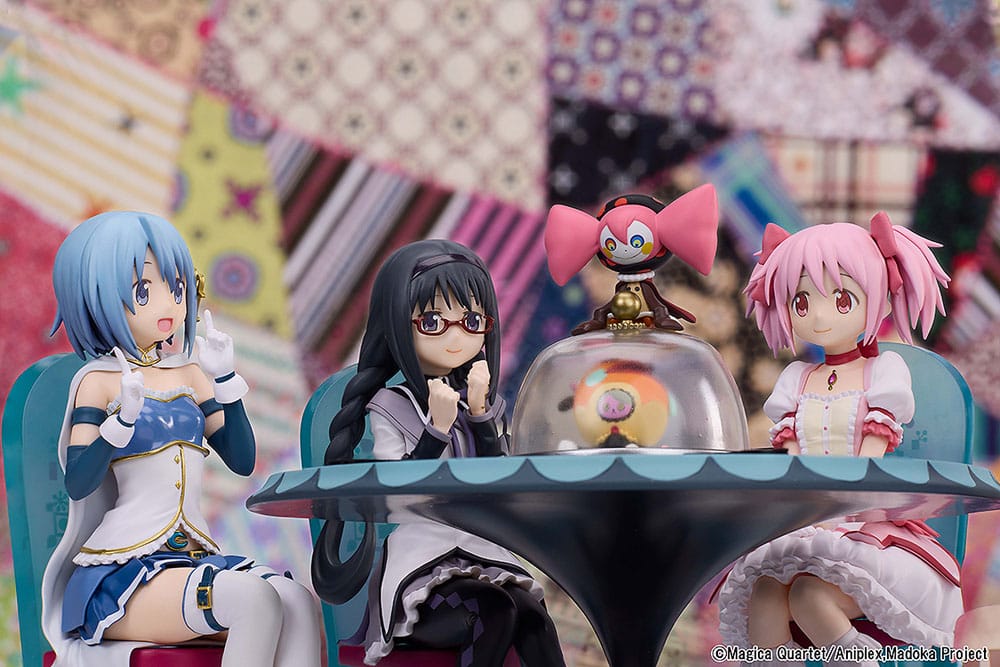 Puella Magi Madoka Magica The Movie: Rebellion statuette PVC Tea Party Cake Song Ver. Set 18 cm